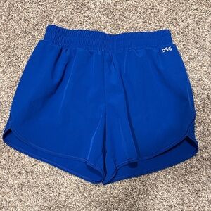 DSG Girls Royal Blue Running Shorts with Liner
